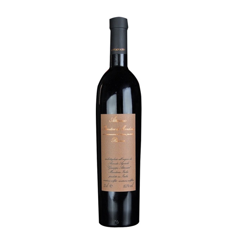 PRIMITIVO MANDURIA RISERVA DOP '17 CL 75 ATTANASIO