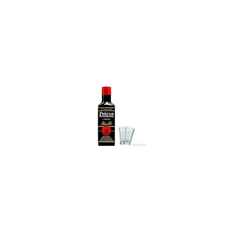AMARO PETRUS 45° CL 70 + 2 BICCHIERI
