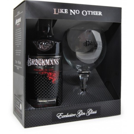 BROCKMANS GIN PACK cl 70 + bicchiere