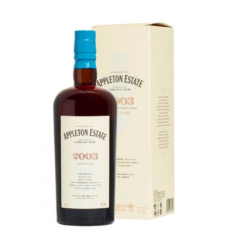 RUM APPLETON ESTATE 2003 HEARTS COLLECTION CL 70