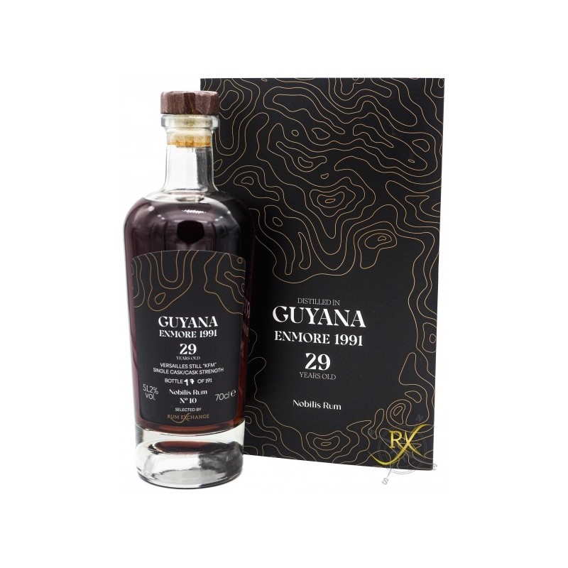 NOBILIS RUM GUYANA ENMORE 1991 51.2° 70 CL