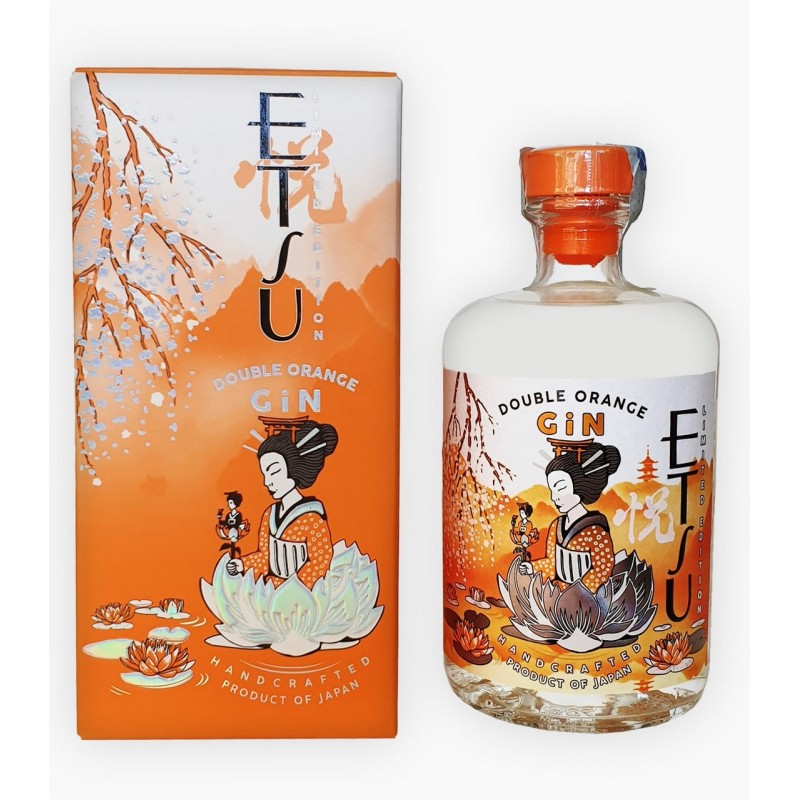 ETSU JAPANESE DOUBLE ORANGE GIN 43° CL 70
