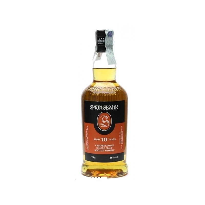 SPRINGBANK SINGLE MALT WHISKY 10YO 46°  CL70