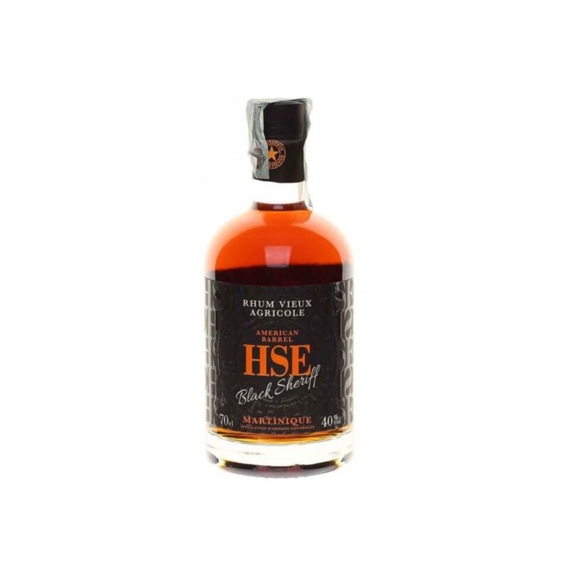 RUM HSE BLACK SHERIF V.AGRICOLE 40° CL 70