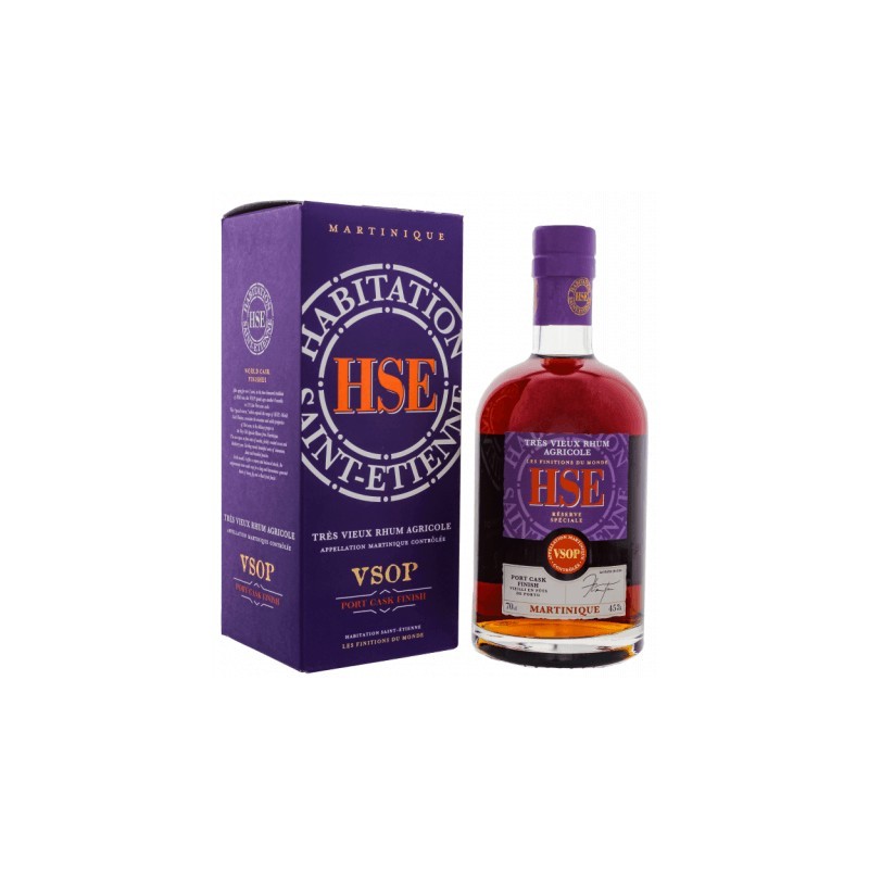 RUM HSE PORT CASK VSOP TRES VIEUX 45° CL 70