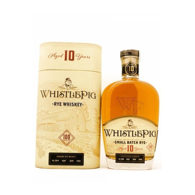 WHISTLEPIG CANADIAN RYE WHISKEY 100 PROOF 10 Y.O.