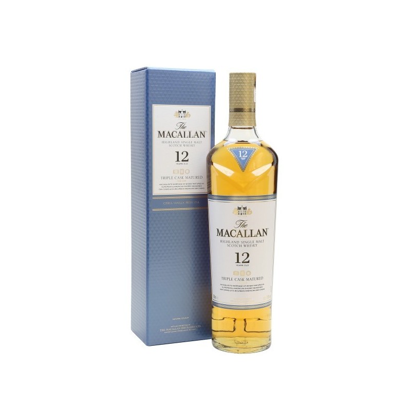 WHISKY MACALLAN 12 YO TRIPLE CASK 43° CL 70