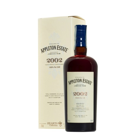 RUM APPLETON ESTATE 2002 hearts coll. 63° CL.70