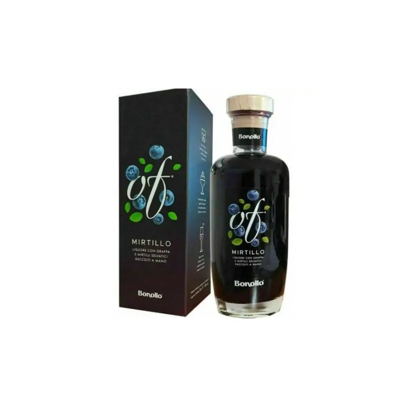 LIQUORE GRAPPA 'OF MIRTILLO  CL 70 BONOLLO