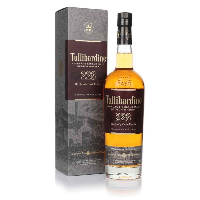 TULLIBARDINE 228 Burgundy cask 43° CL. 70