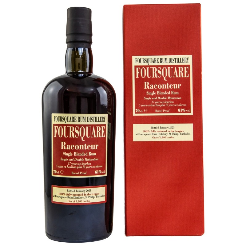 RUM FOURSQUARE RACONTEUR 61° CL 70