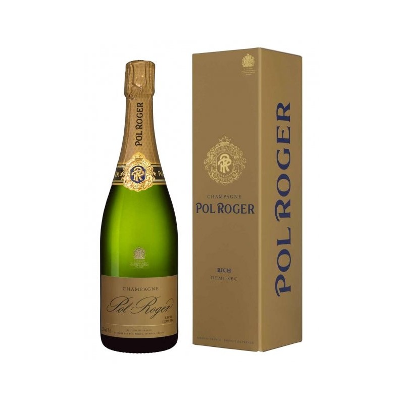 CHAMPAGNE POL ROGER RICH AST. CL.75