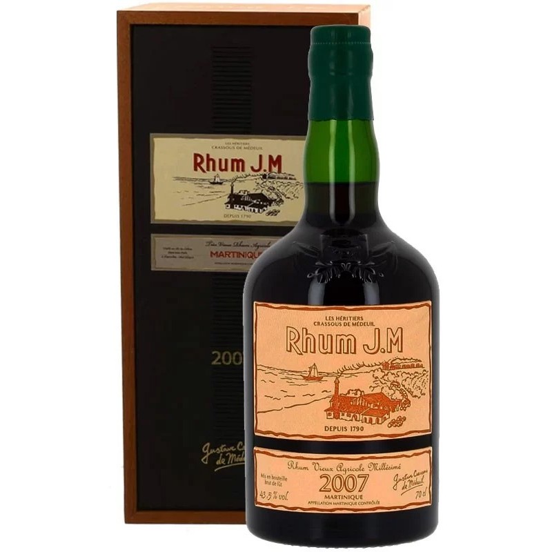 RUM J.M. millesime HORS D'AGE 2007 cl 70 box