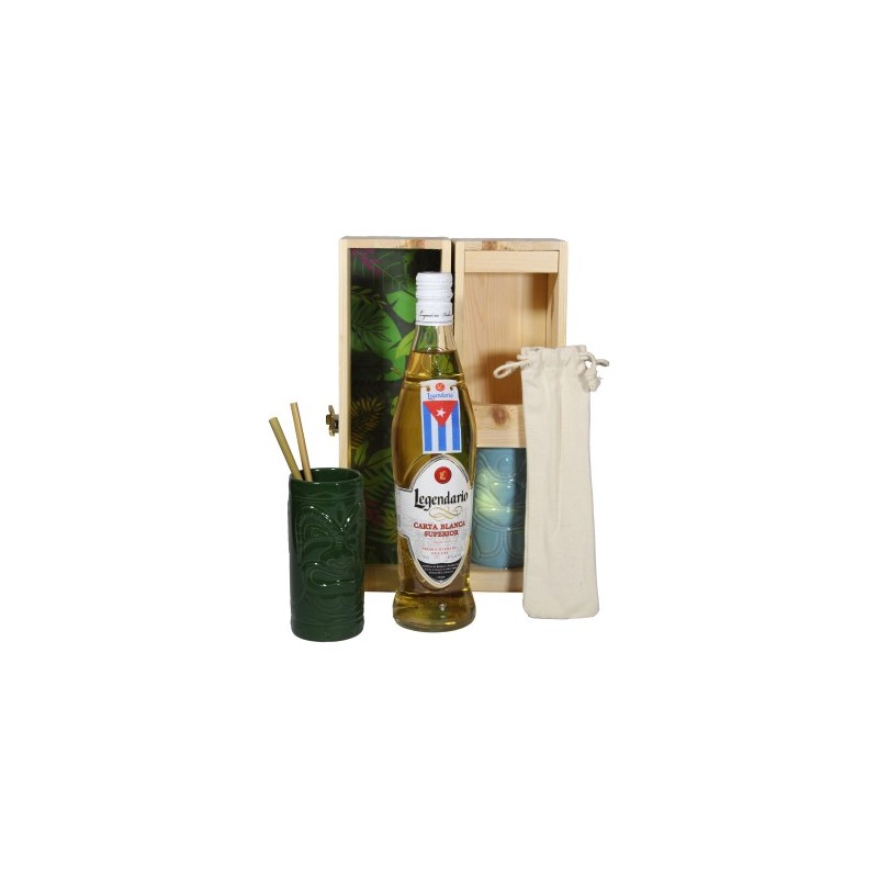 RON LEGENDARIO DORADO 38° CL 70 TIKI BOX