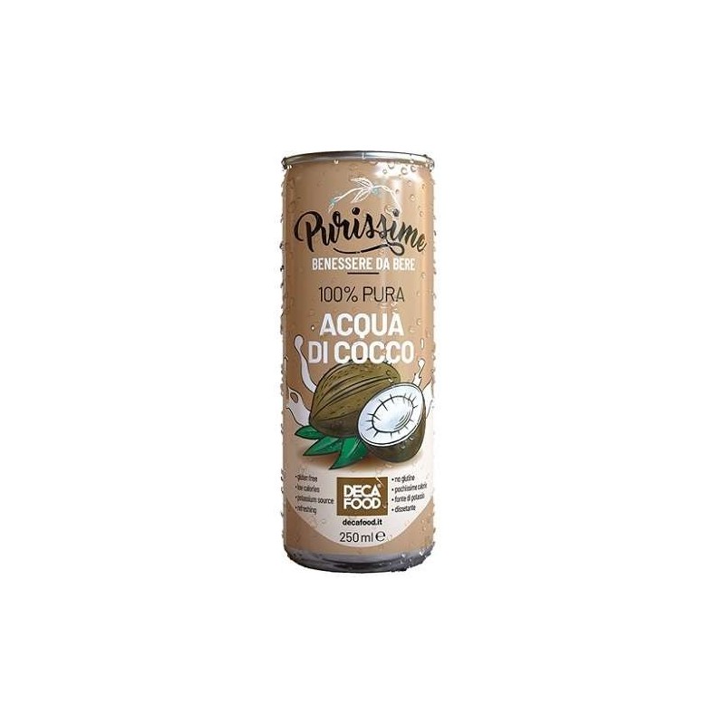 ACQUA DI COCCO ML 250 X 12 LATTINA DECA FOOD