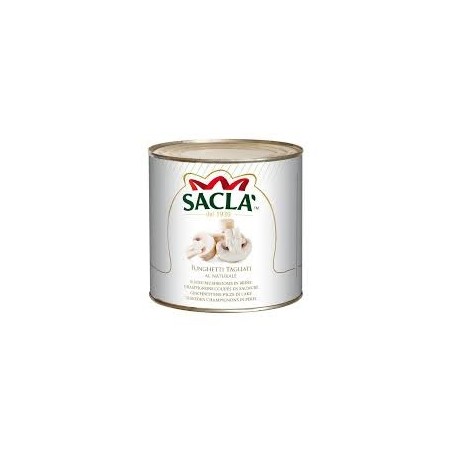 FUNGHI CHAMPIGNON TAGLIATI AL NATURALE KG 3 SACLA'